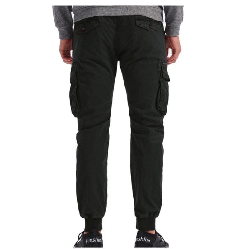 Herren Cargo-Hose Bequem Modern Grün