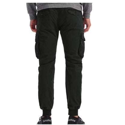 Herren Cargo-Hose Bequem Modern Grün