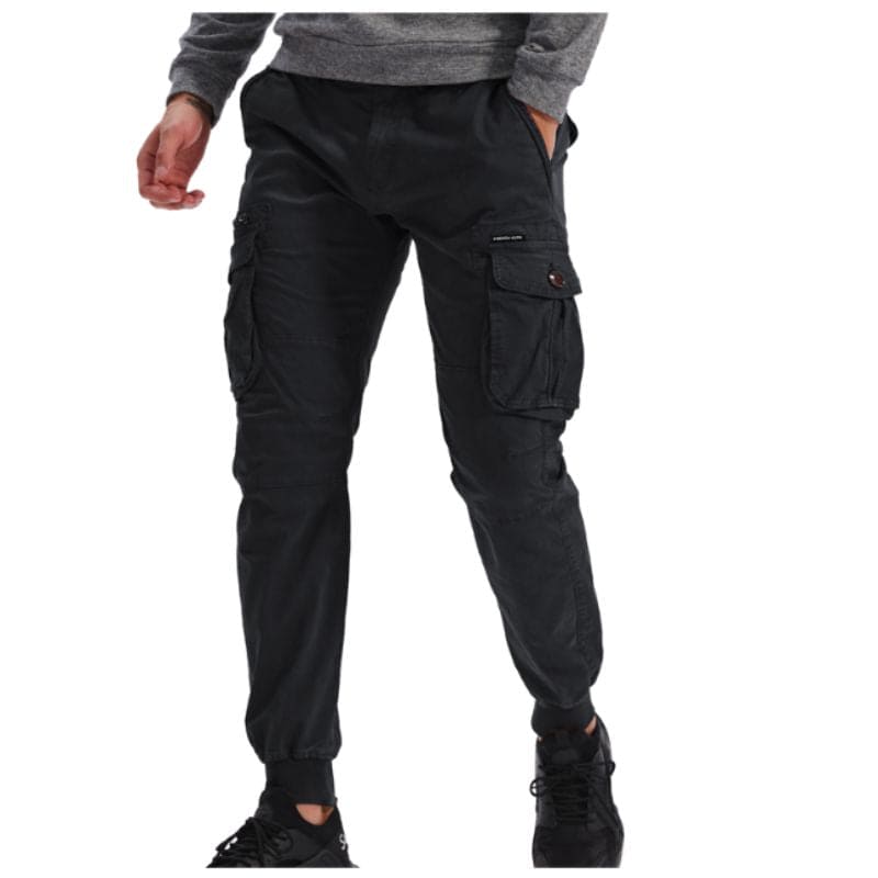 Herren Cargo-Hose Bequem Modern Grün