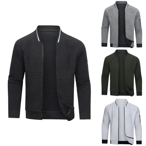 Herren Pullover Warm Bequem Reißverschluss - BerlinGlamour