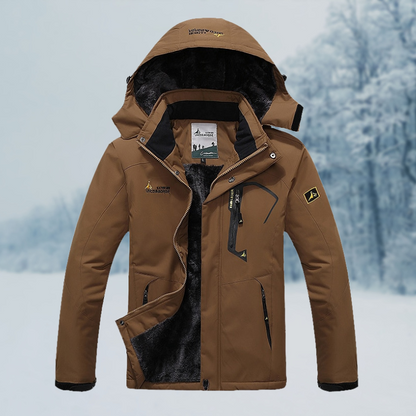 Herren Winterjacke Winddicht Wasserdicht Isoliert