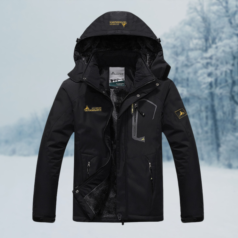 Herren Winterjacke Winddicht Wasserdicht Isoliert