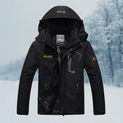 Herren Winterjacke Winddicht Wasserdicht Isoliert