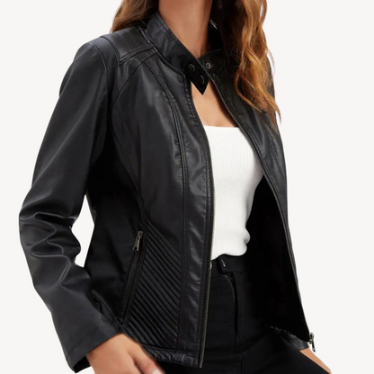 Kunstlederjacke für Damen 3