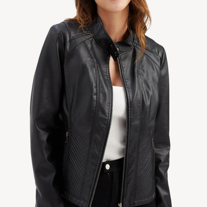Kunstlederjacke für Damen 4