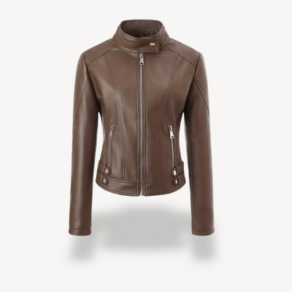 Kunstlederjacke für Damen | Loravelle 6