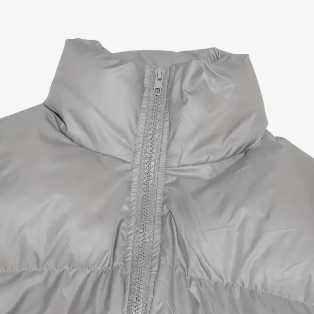 Kurze Pufferjacke mit Reißverschluss für Damen | Loravelle 5
