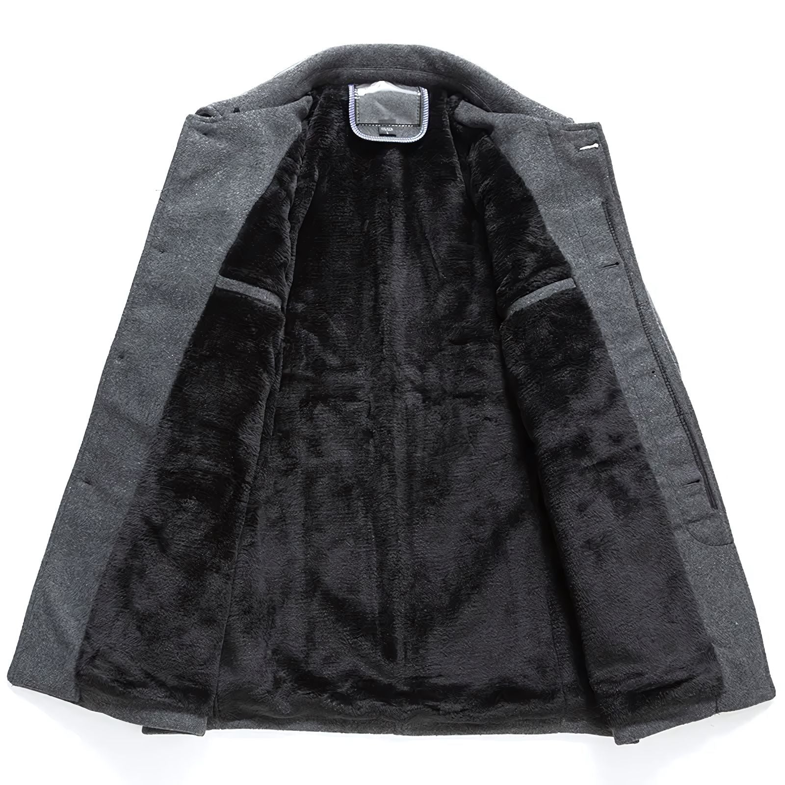 Kurzer Trenchcoat – Einreihig – Maßgeschneidert – Winter-Trenchcoat – Herrenjacke-Chaps Herrenmode