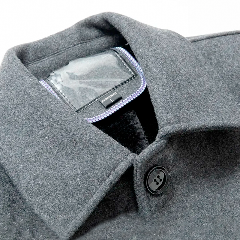 Kurzer Trenchcoat – Einreihig – Maßgeschneidert – Winter-Trenchcoat – Herrenjacke-Chaps Herrenmode