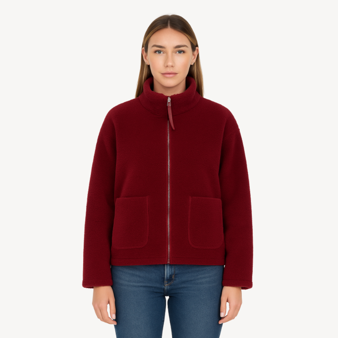 Kuschelige Fleecejacke mit Reißverschluss für Damen | Loravelle 6