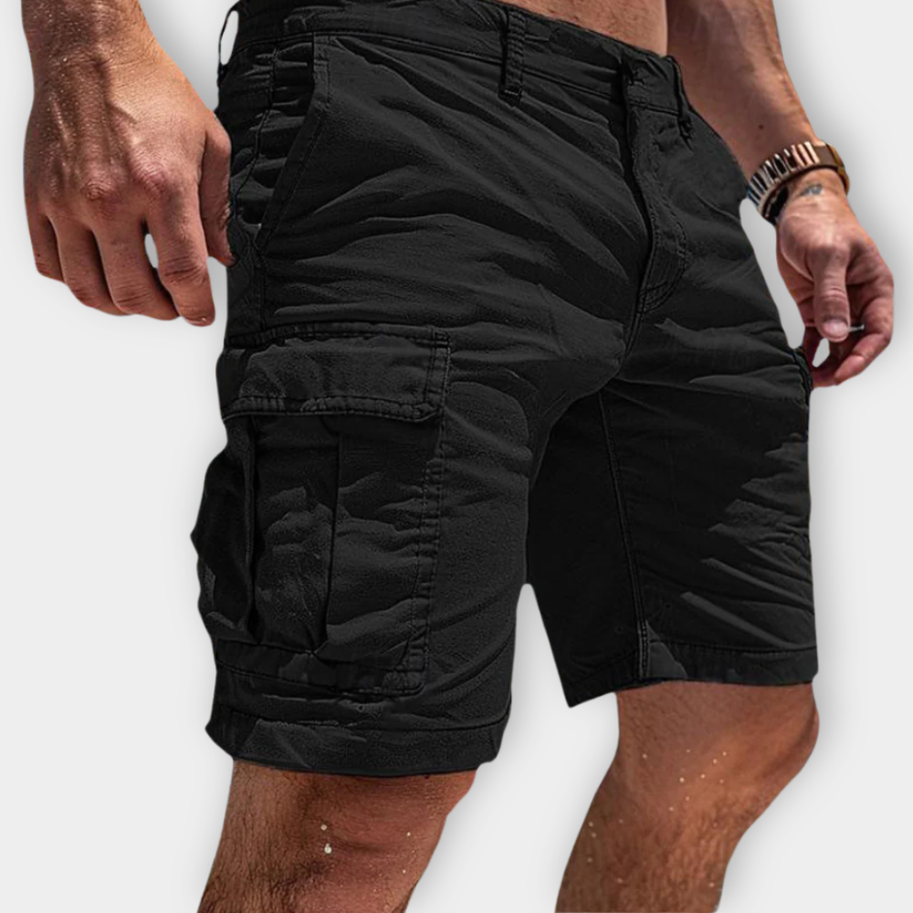 Herren Shorts Bequem Mit Seitentaschen Cargo
