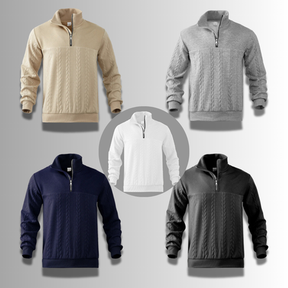 Herren Pullover Merinowolle Warm Hochwertig