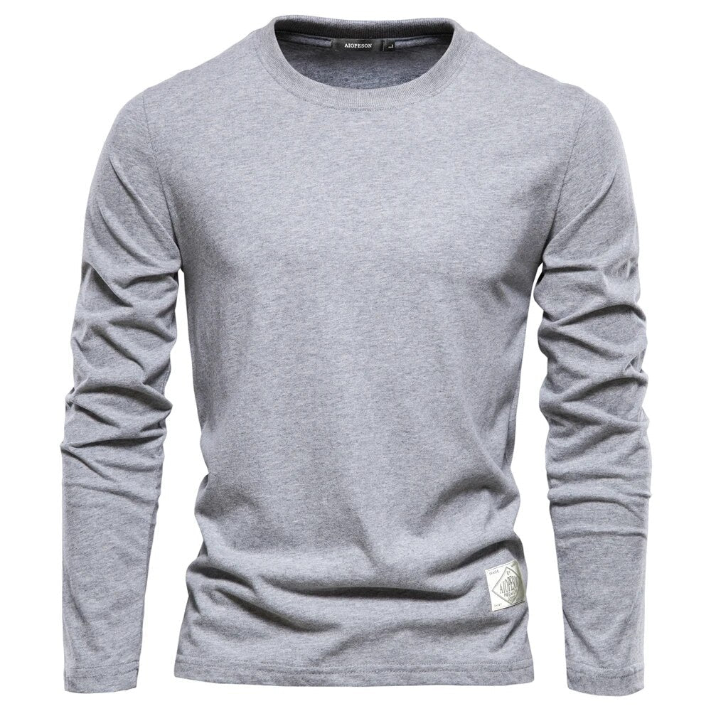 Damen T-Shirt Langarm O-Ausschnitt Elegant - BerlinGlamour