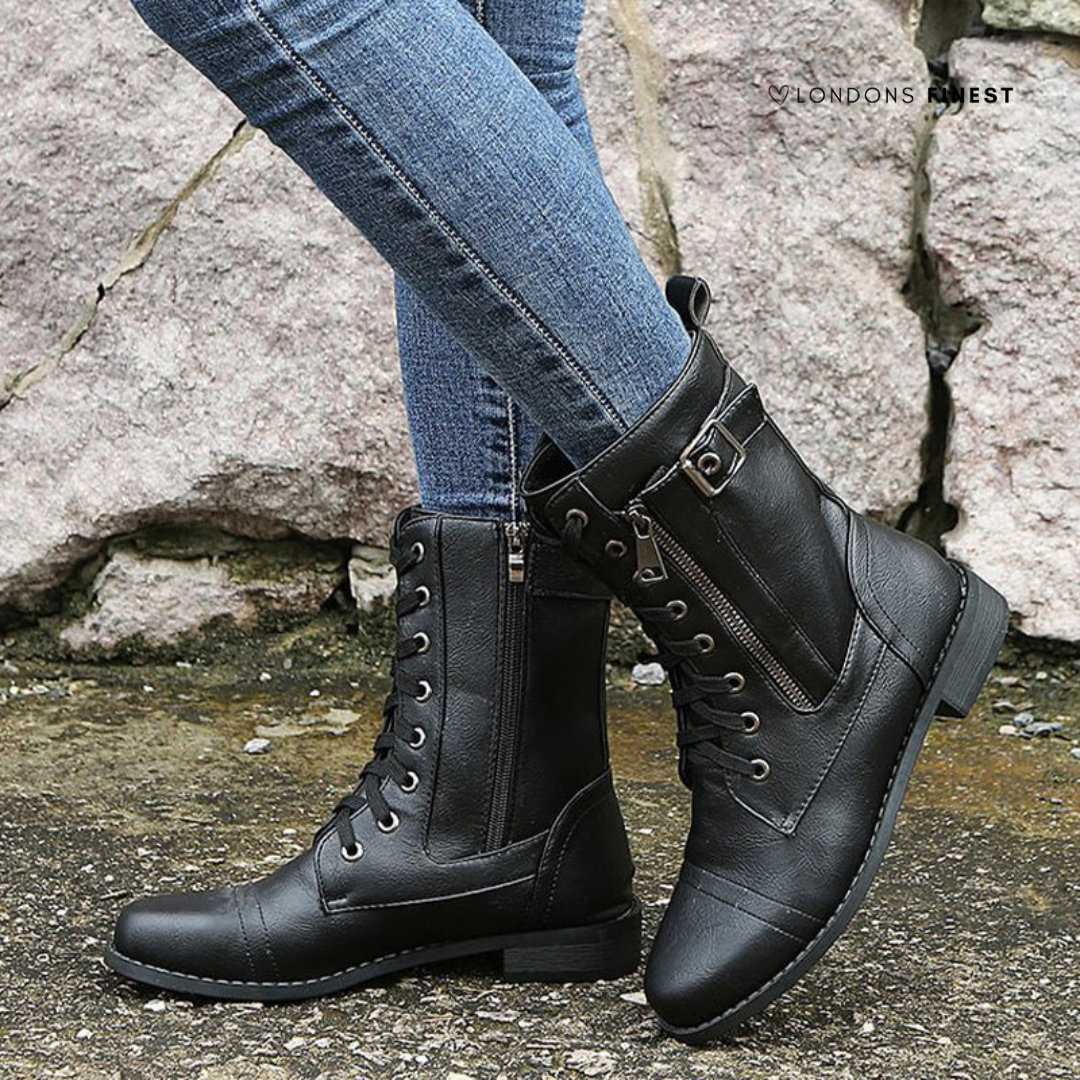 Damen Winterstiefel Orthopädisch Schnürschuhe Warm - BerlinGlamour