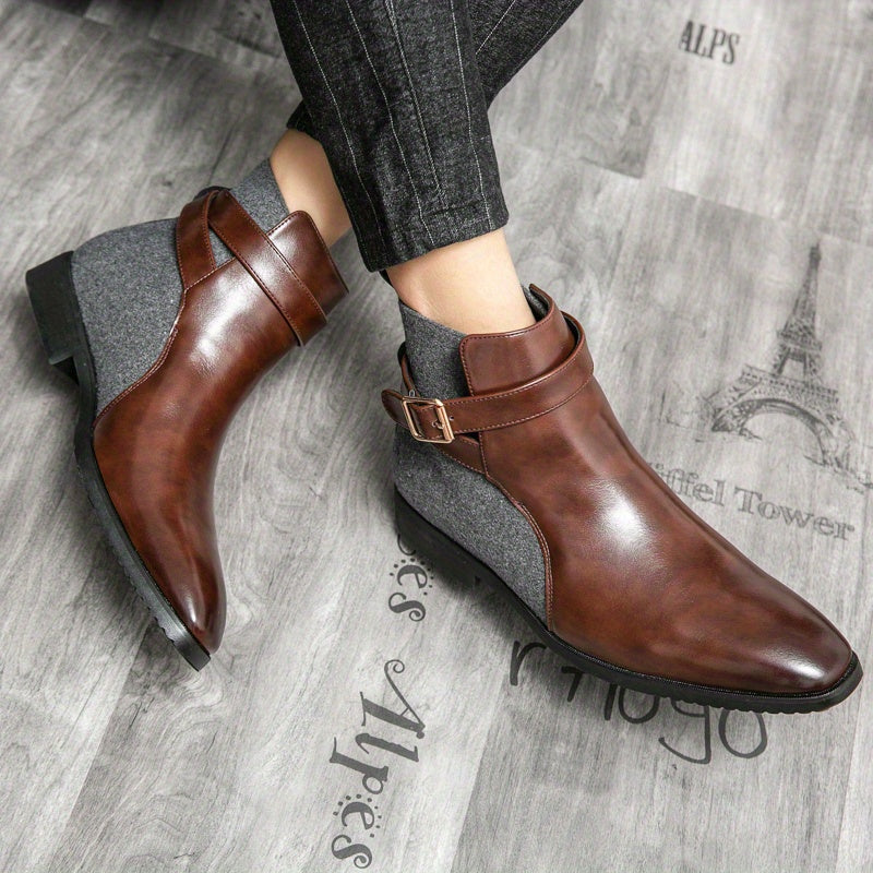 Leder Stiefel Herren Handgefertigt Echtleder Schwarz