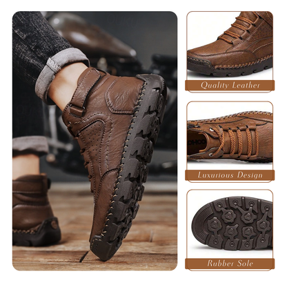 Wanderschuhe Herren Leder Orthopädisch Bequem