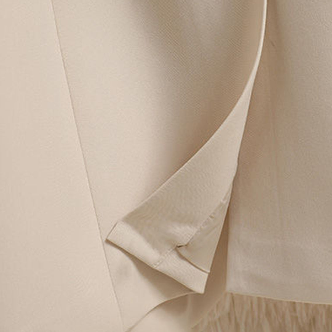 Eleganter Damen Blazer Lang mit Gürtel Herbst