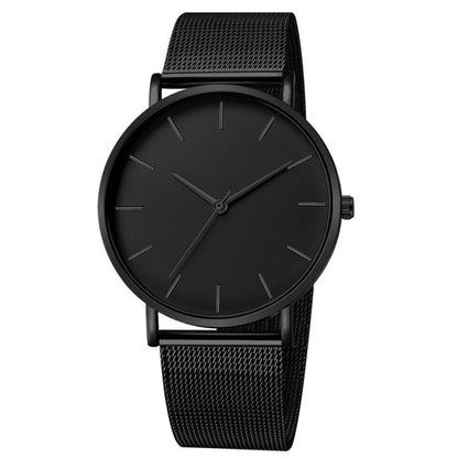 Herren Armbanduhr 40mm Edelstahl Elegant - BerlinGlamour