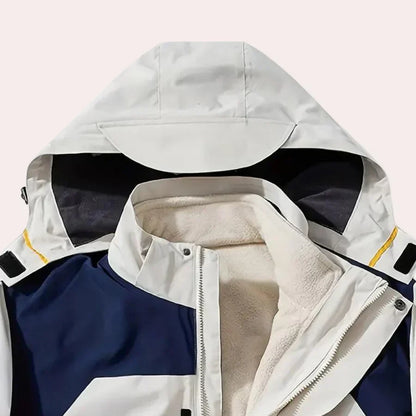 Herren Windbreaker Wasserdicht mit Kapuze