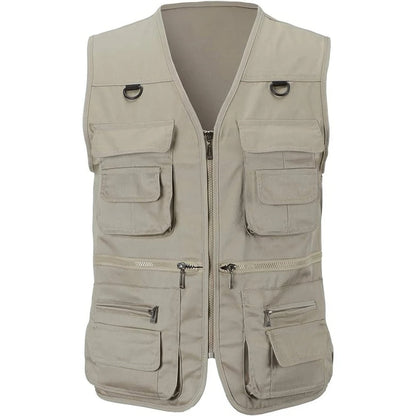 Wanderweste Herren Outdoor Funktionale Taschen