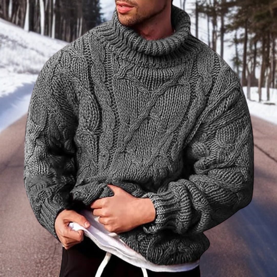Herren Strickpullover Warm Bequem Vielseitig