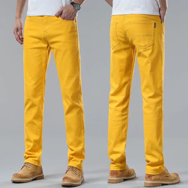 Herren Jeans Slim Fit Premium Denim Schmal