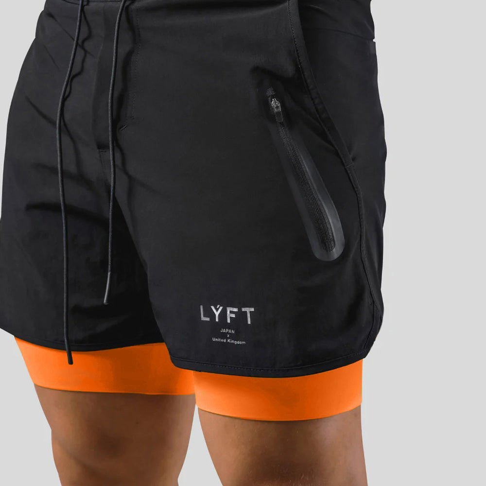 Herren Sportshorts 2-in-1 Lauf- und Trainingshose