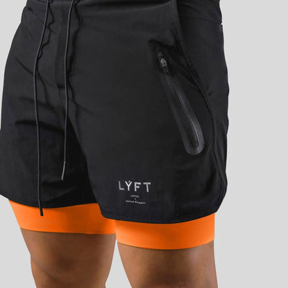 Herren Sportshorts 2-in-1 Lauf- und Trainingshose