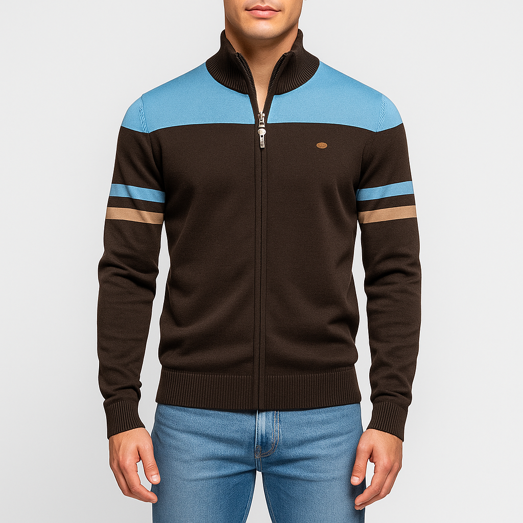 LUXEOUTFIT | Atlas Retro-Bomberjacke mit Streifen 0