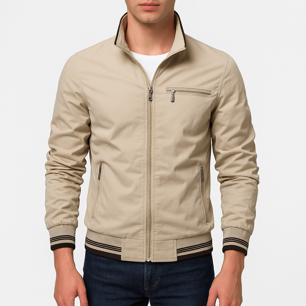 LUXEOUTFIT | Baumwolljacke mit Reißverschluss 0