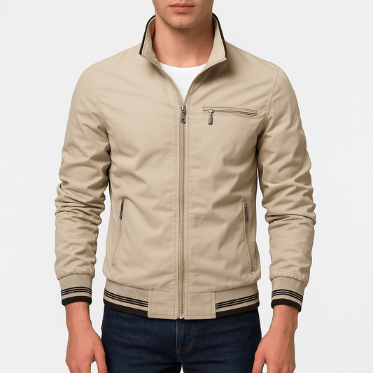 LUXEOUTFIT | Baumwolljacke mit Reißverschluss 0