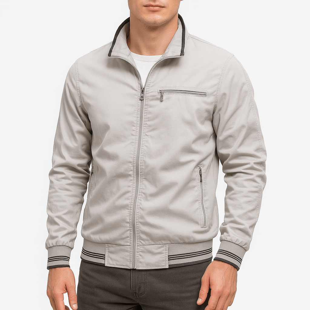 LUXEOUTFIT | Baumwolljacke mit Reißverschluss 1