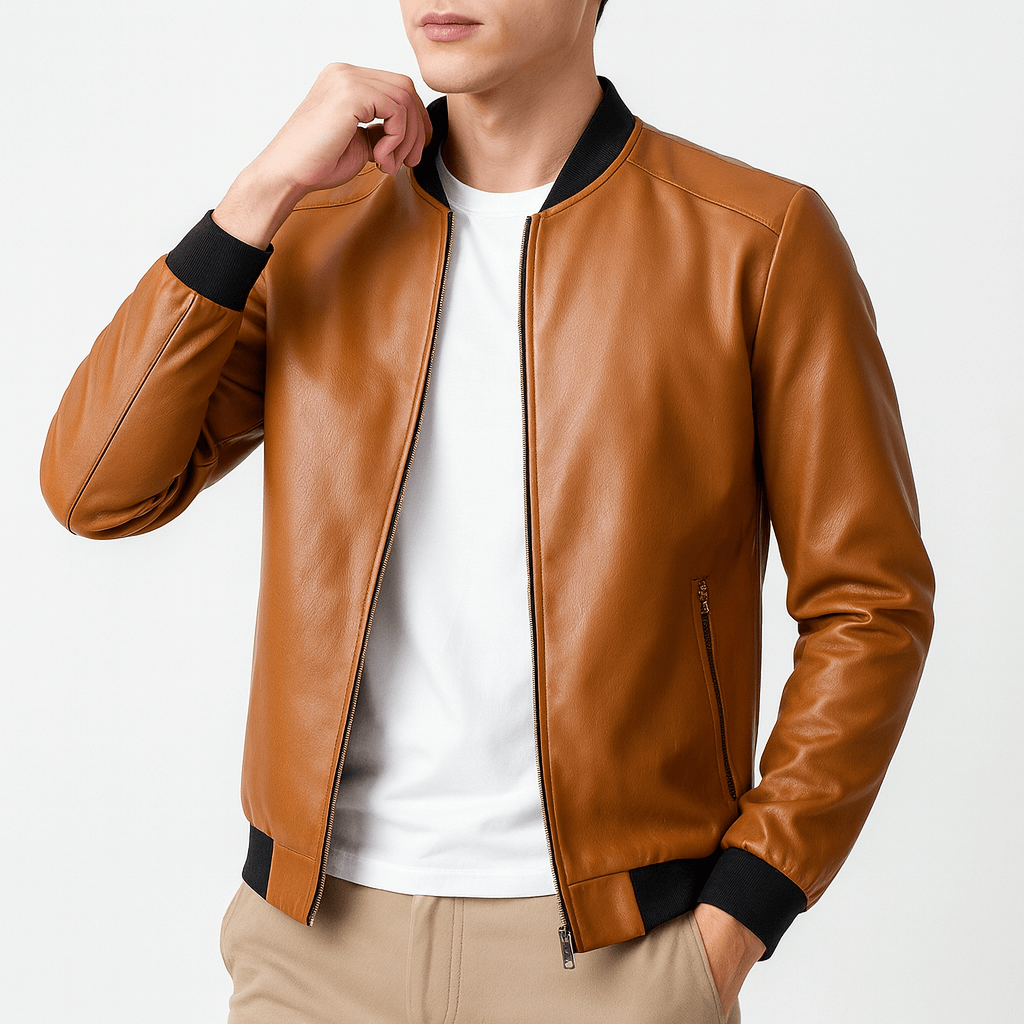 LUXEOUTFIT | Bomberjacke aus Leder 0