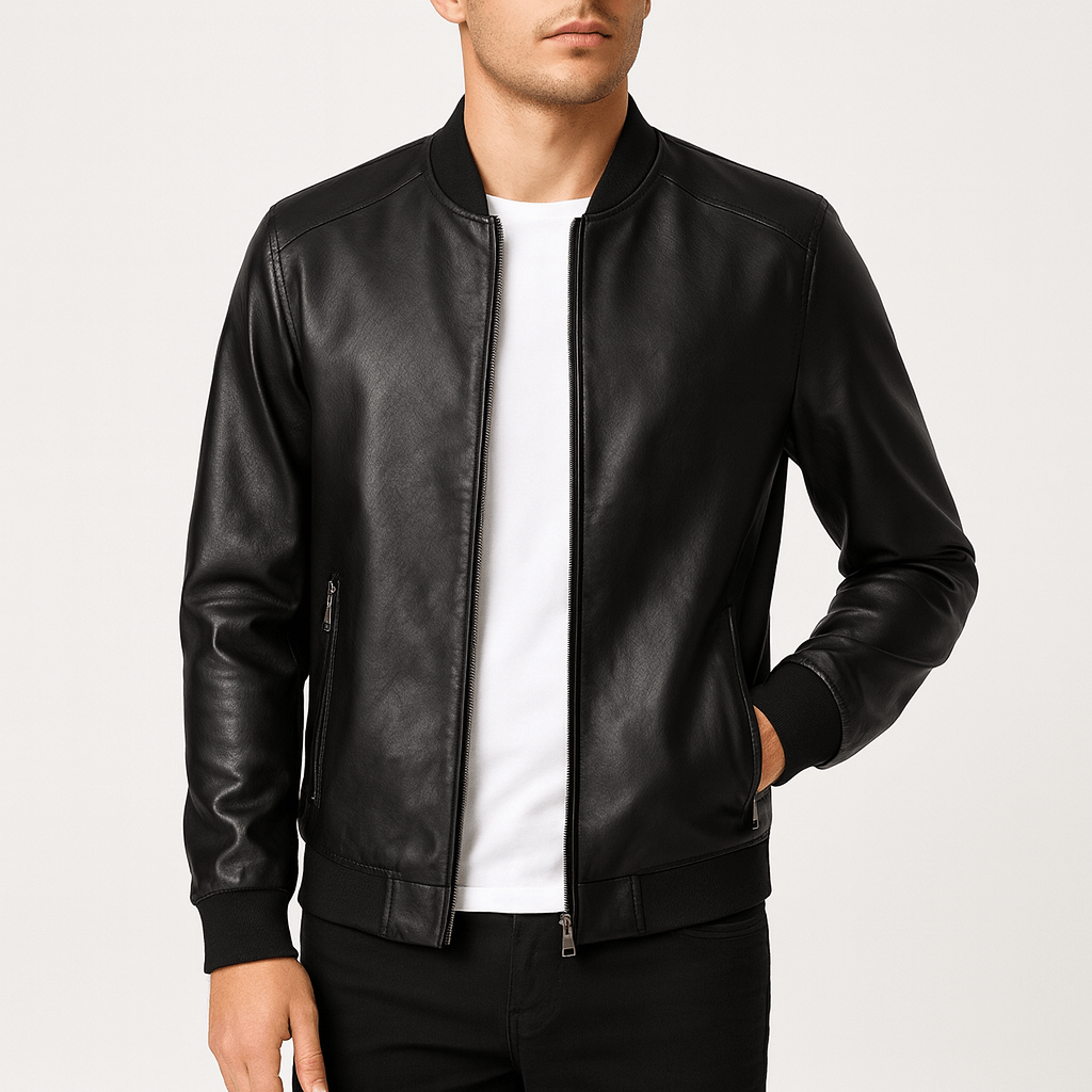 LUXEOUTFIT | Bomberjacke aus Leder 2