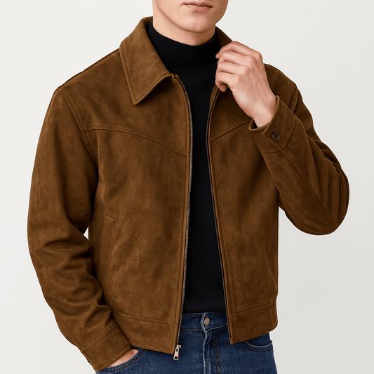 LUXEOUTFIT | Bomberjacke aus Wildleder 0
