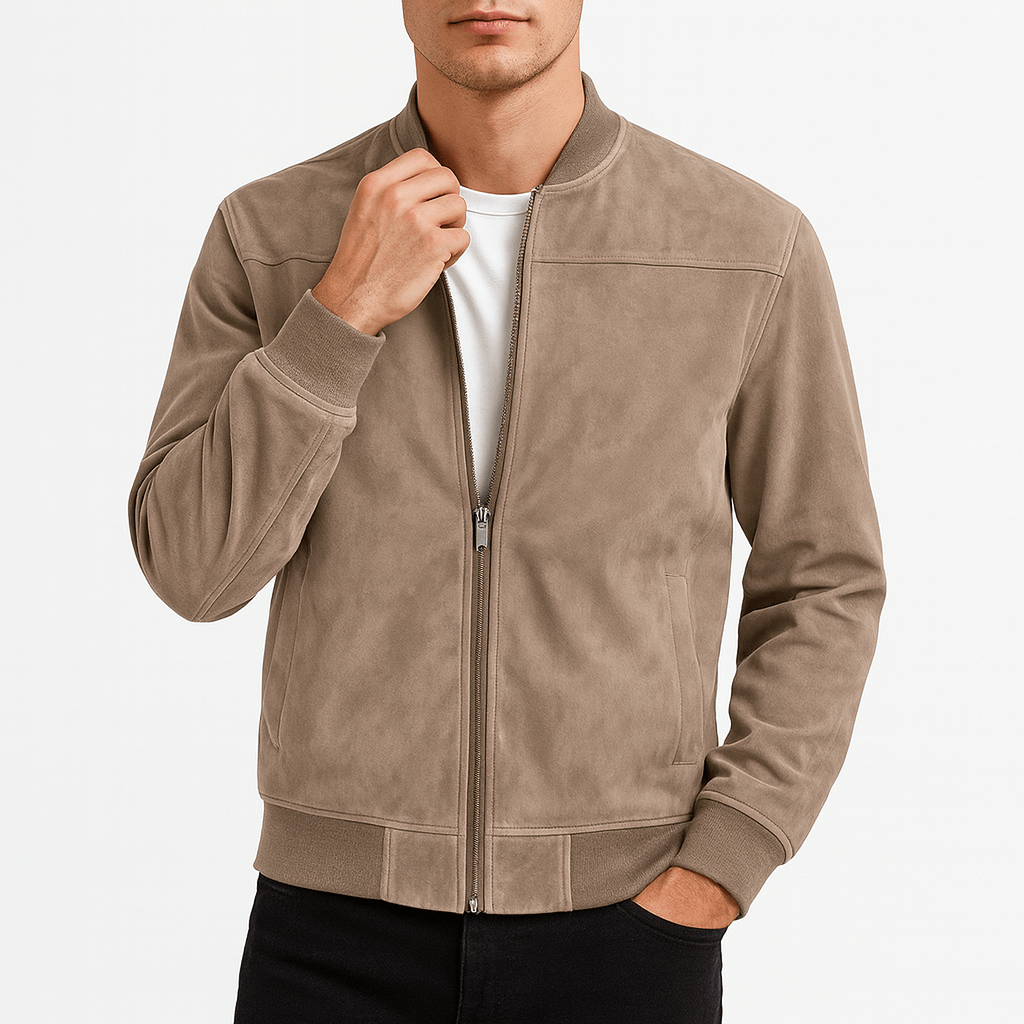LUXEOUTFIT | Bomberjacke aus Wildleder 1