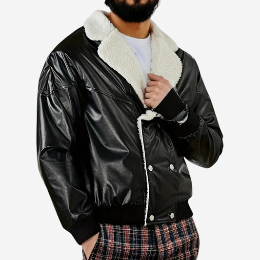 LUXEOUTFIT | Bomberjacke mit Plüschfutter 0