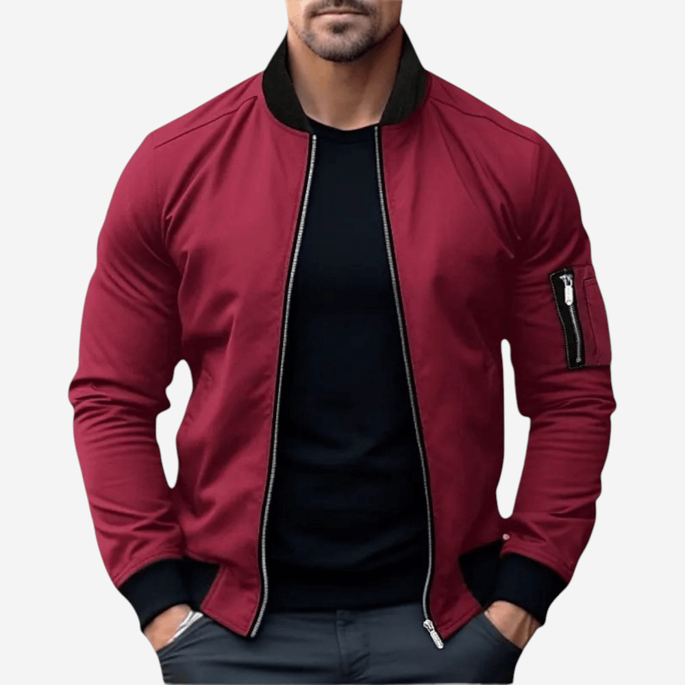 LUXEOUTFIT | Bomberjacke mit Reißverschluss 2