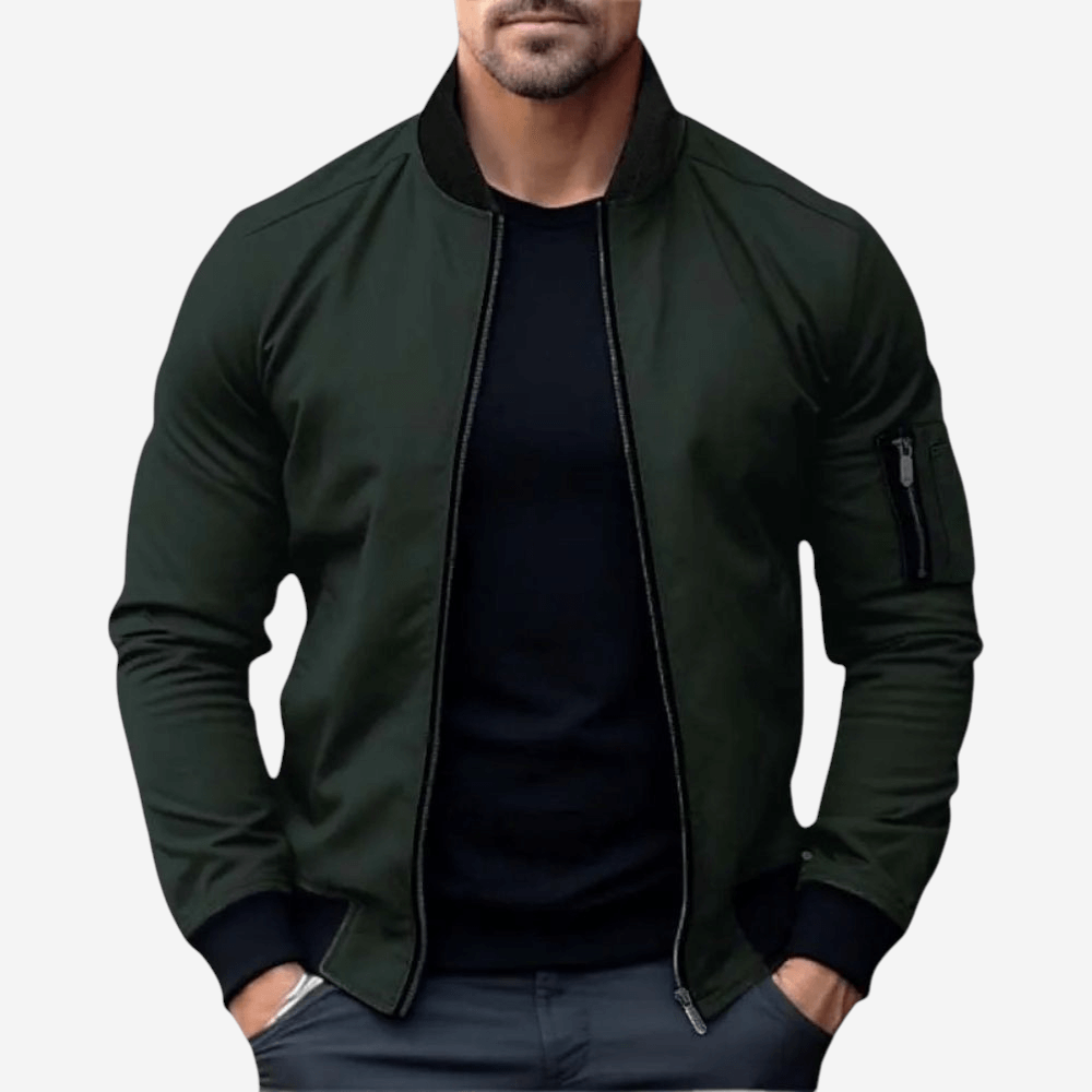 LUXEOUTFIT | Bomberjacke mit Reißverschluss 3