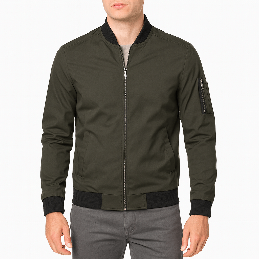 LUXEOUTFIT | Bomberjacke mit Reißverschlusstasche 2