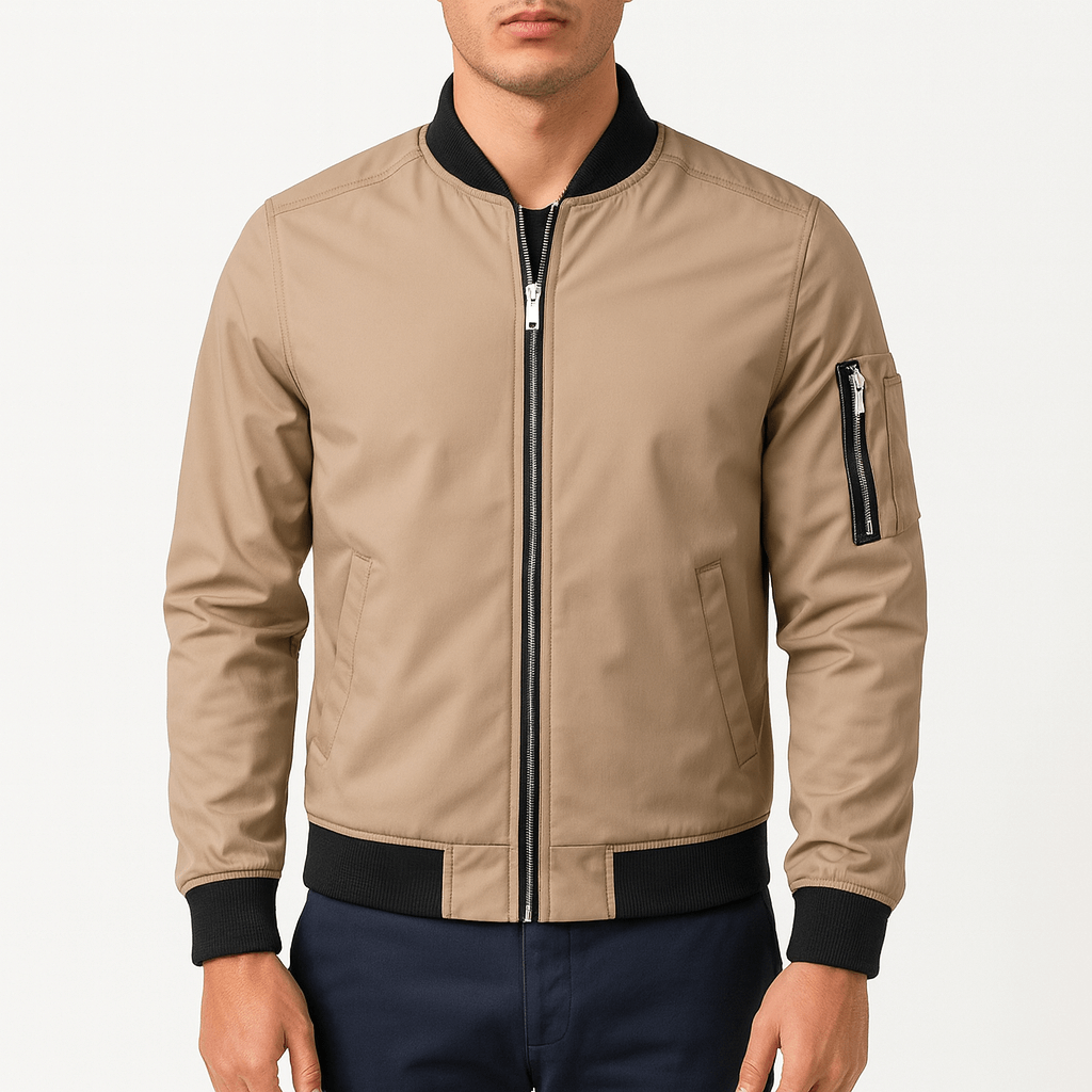 LUXEOUTFIT | Bomberjacke mit Reißverschlusstasche 3