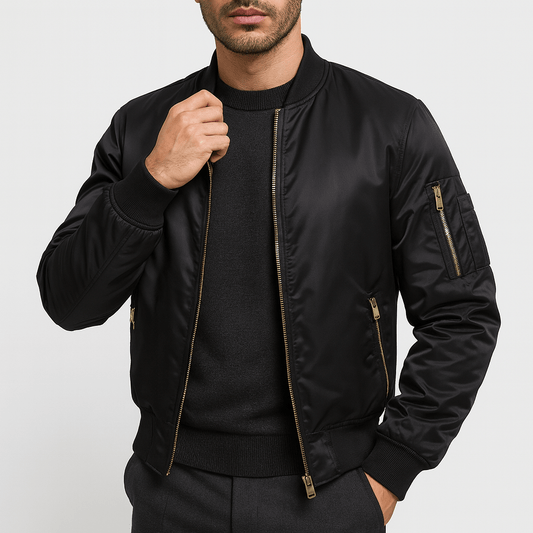 LUXEOUTFIT | Bomberjacke mit Steppfutter 0