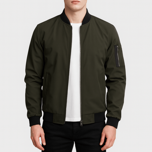 LUXEOUTFIT | Bomberjacke mit durchgehendem Reißverschluss 0