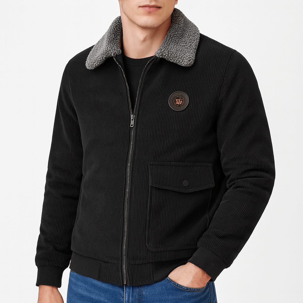 LUXEOUTFIT | Cord-Wolljacke 1