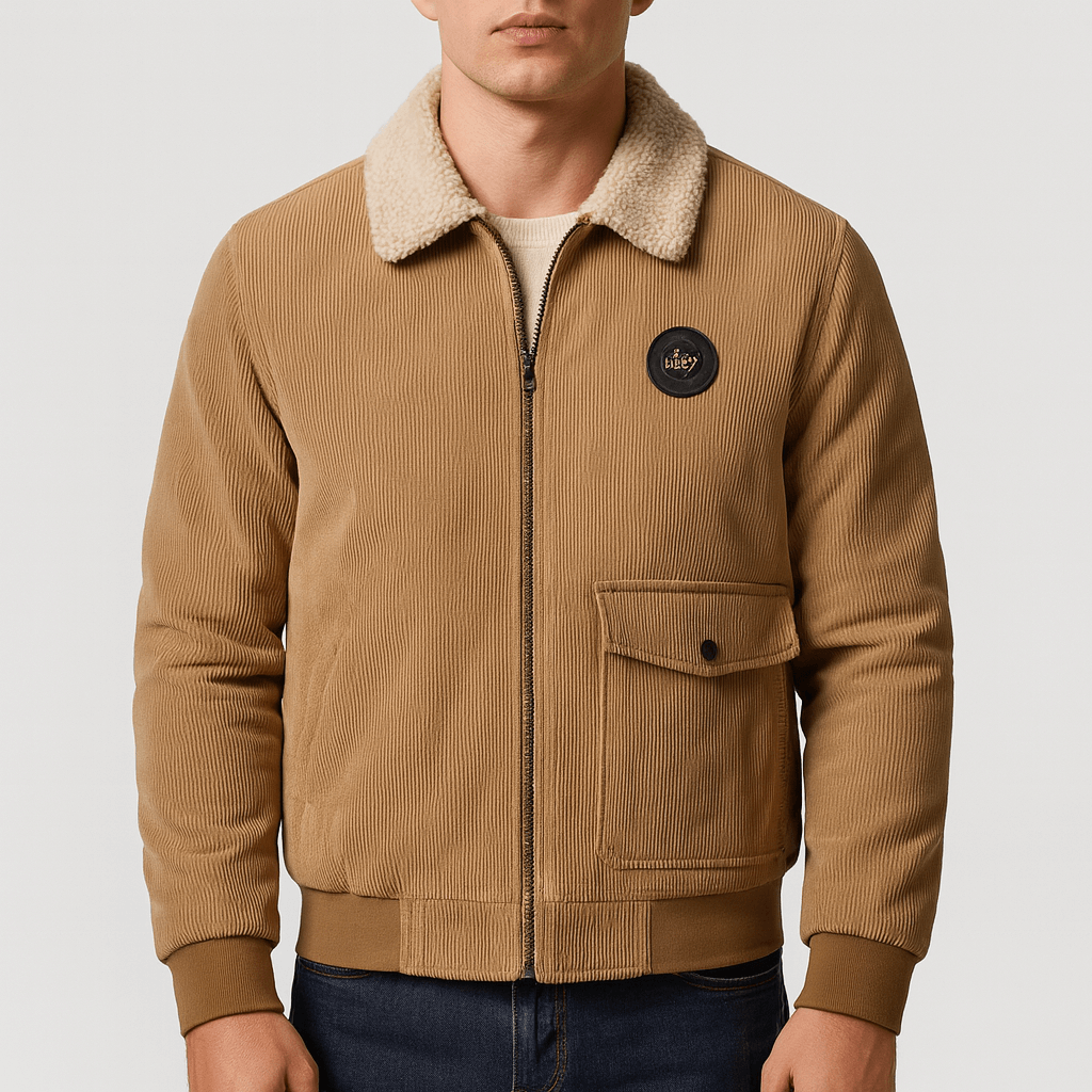 LUXEOUTFIT | Cord-Wolljacke 2