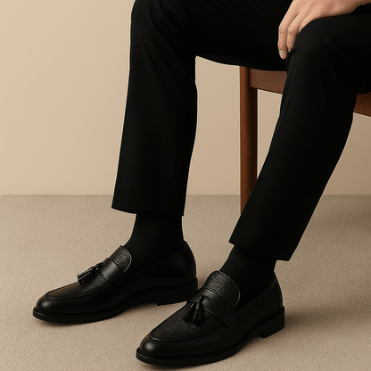 LUXEOUTFIT | Crestford Loafer mit gewebter Quaste 2