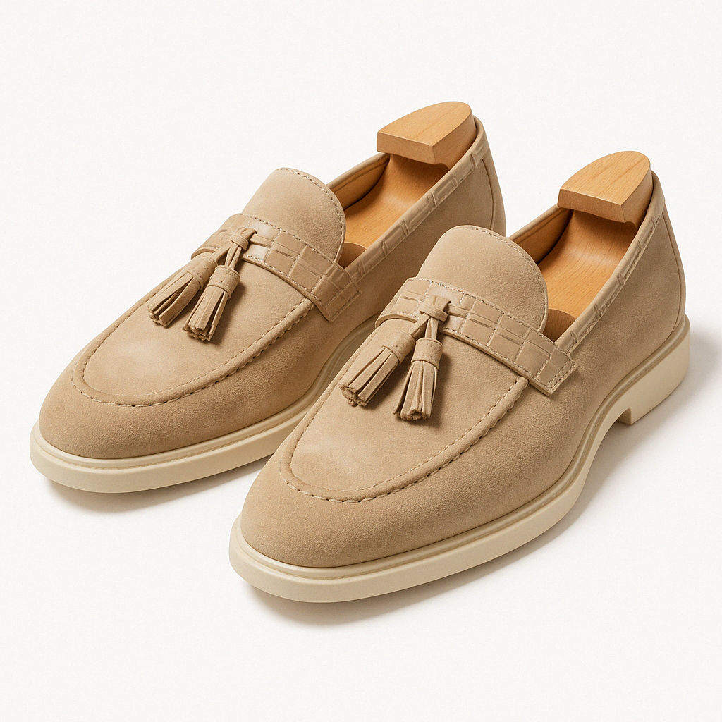 LUXEOUTFIT | Darce Hybrid-Loafer aus Wildleder 0