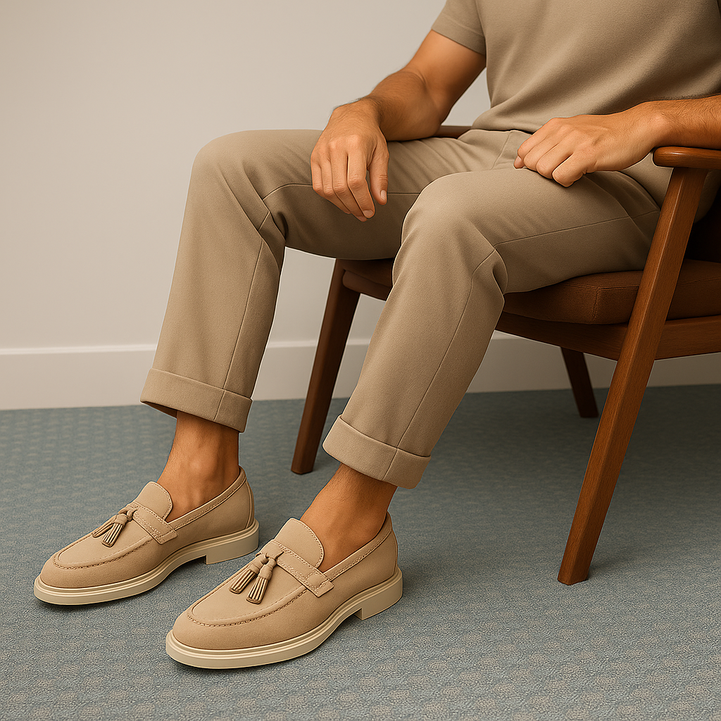 LUXEOUTFIT | Darce Hybrid-Loafer aus Wildleder 3