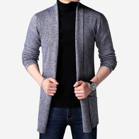 LUXEOUTFIT | Entspannter langer Cardigan 0