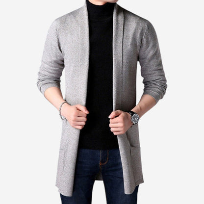 LUXEOUTFIT | Entspannter langer Cardigan 3